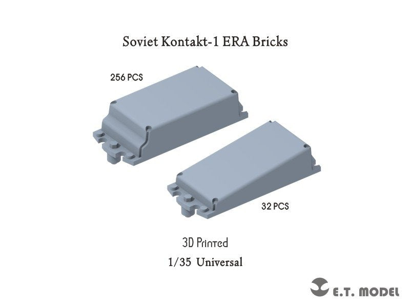 ET Model P35-203 Soviet Kontakt-1 ERA Bricks（288 PCS) (3D Printed) 1/35