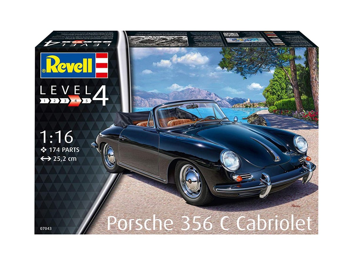 Revell 07043 Porsche 356 Cabriolet 1/16 – image 2