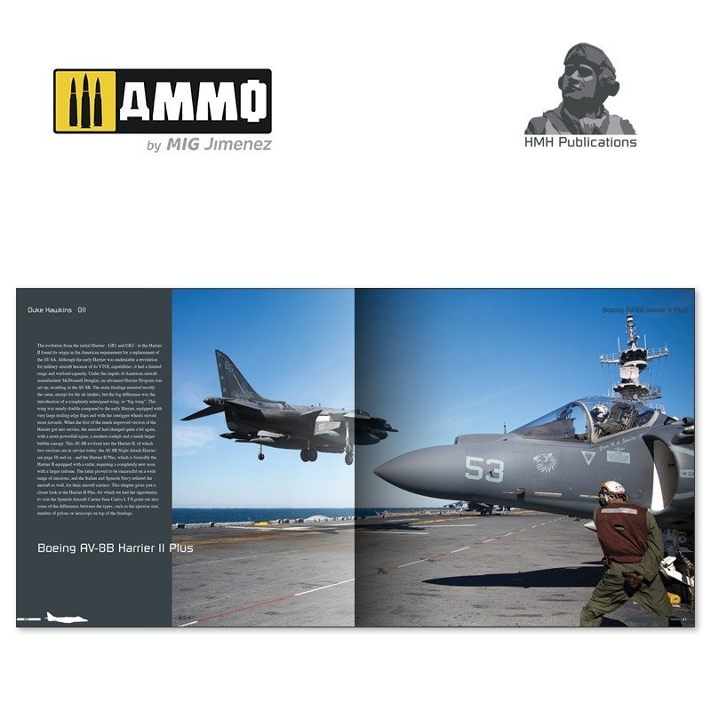 HMH Publications DH-011 BAE Systems Harrier II &amp;amp; Boeing AV-8B Harrier II (Plus) (English VErsion) – immagine 2