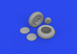 Eduard 648962 P-47D wheels cross tread MINIART 1/48 – Bild 4