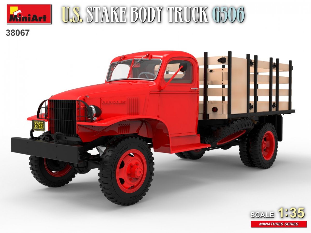 MiniArt 38067 U.S. STAKE BODY TRUCK G506 1/35 – imagen 3