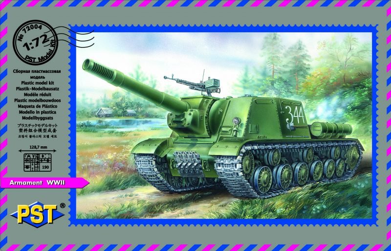PST 72004 Canon d'assaut automoteur ISU-152 1/72
