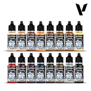 Vallejo 70258 Face &amp;amp; Skin Tones 16x18ml – Bild 2