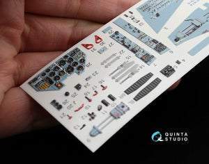 Quinta Studio QD32001 Su-25 3D-Printed &amp;amp; coloured Interior on decal paper (for Trumpeter kit) 1/32 – immagine 7
