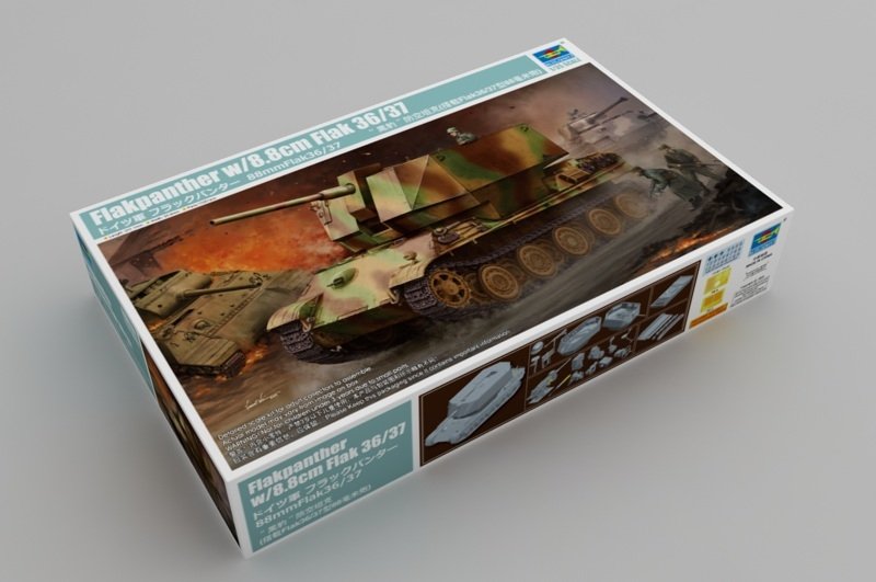 Trumpeter 09531 Flakpanther w/8.8cm Flak 36/37 1/35 – immagine 2