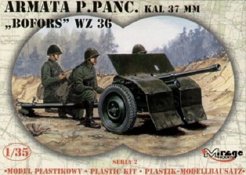 Mirage Hobby 35212 (352012) Canon antichar Bofors 37 mm (1/35)