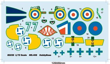 Hobby Boss 80235 French MS.406 Fighter 1/72 – Bild 2