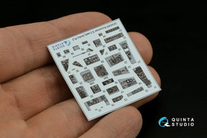 Quinta Studio QD48368 Buccaneer S.2 early 3D-Printed &amp;amp; colored Interior on decal paper (Airfix) 1/48 – image 14