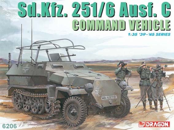 Dragon 6206 Sd.Kfz. 251/6 Ausf. C Command Vehicle 1/35