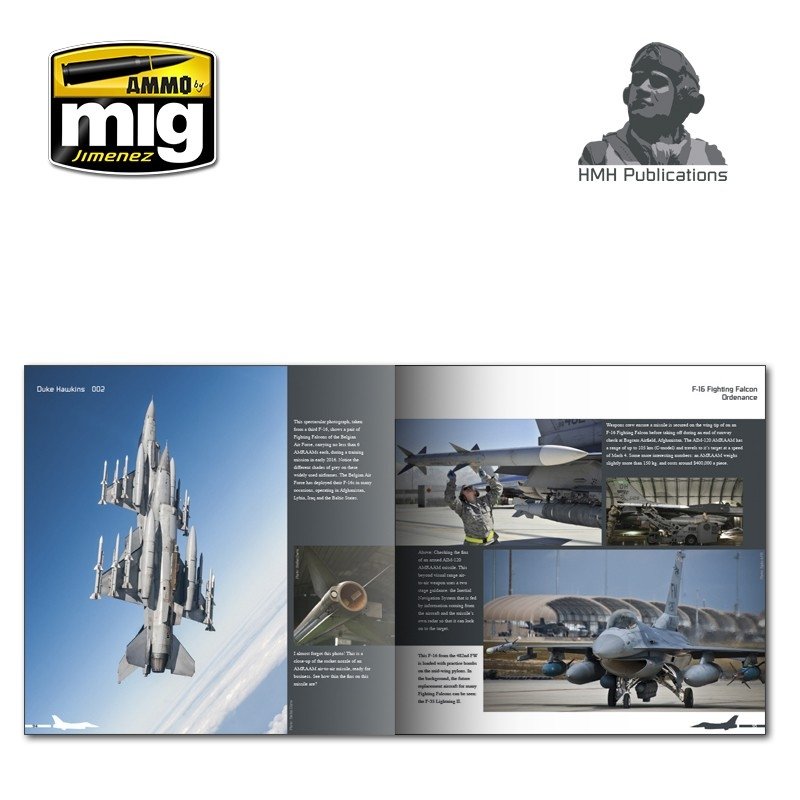 HMH Publications DH-002 Aircraft in Detail: F-16 Fighting Falcon – imagen 5