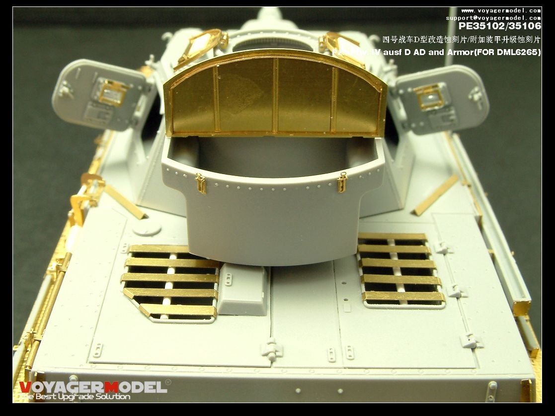 Voyager Model PE35102 Pz.KPfw. IV Ausf D For DRAGON 6265 1/35 – immagine 15