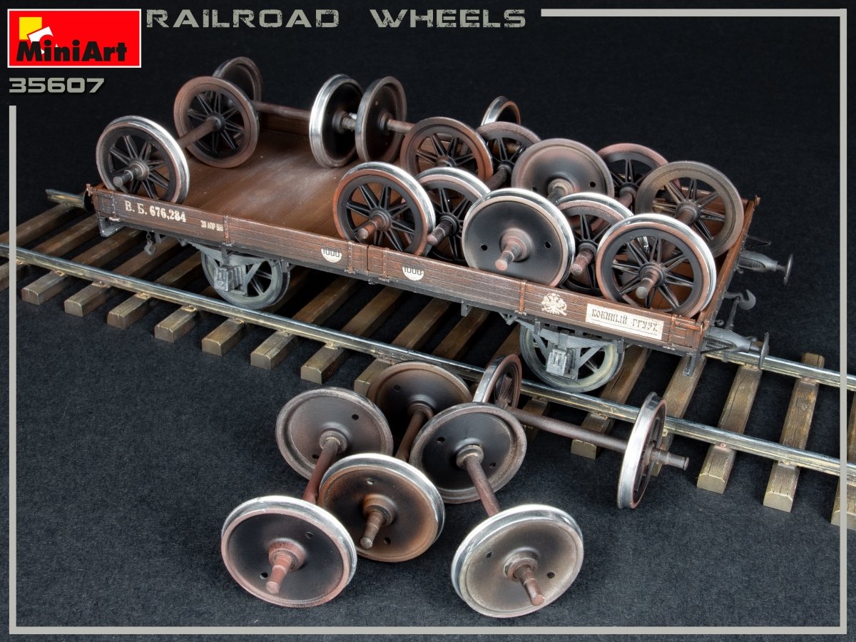 MiniArt 35607 Railroad wheels 1/35 – image 2