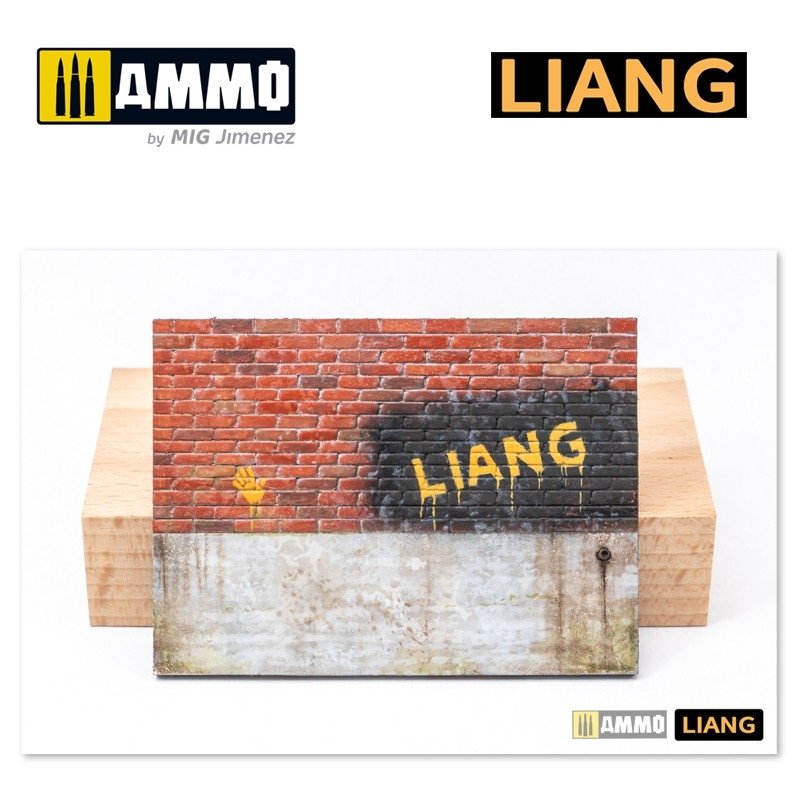 Liang 0008 Paint Crack Effects Airbrush Stencils – zdjęcie 6