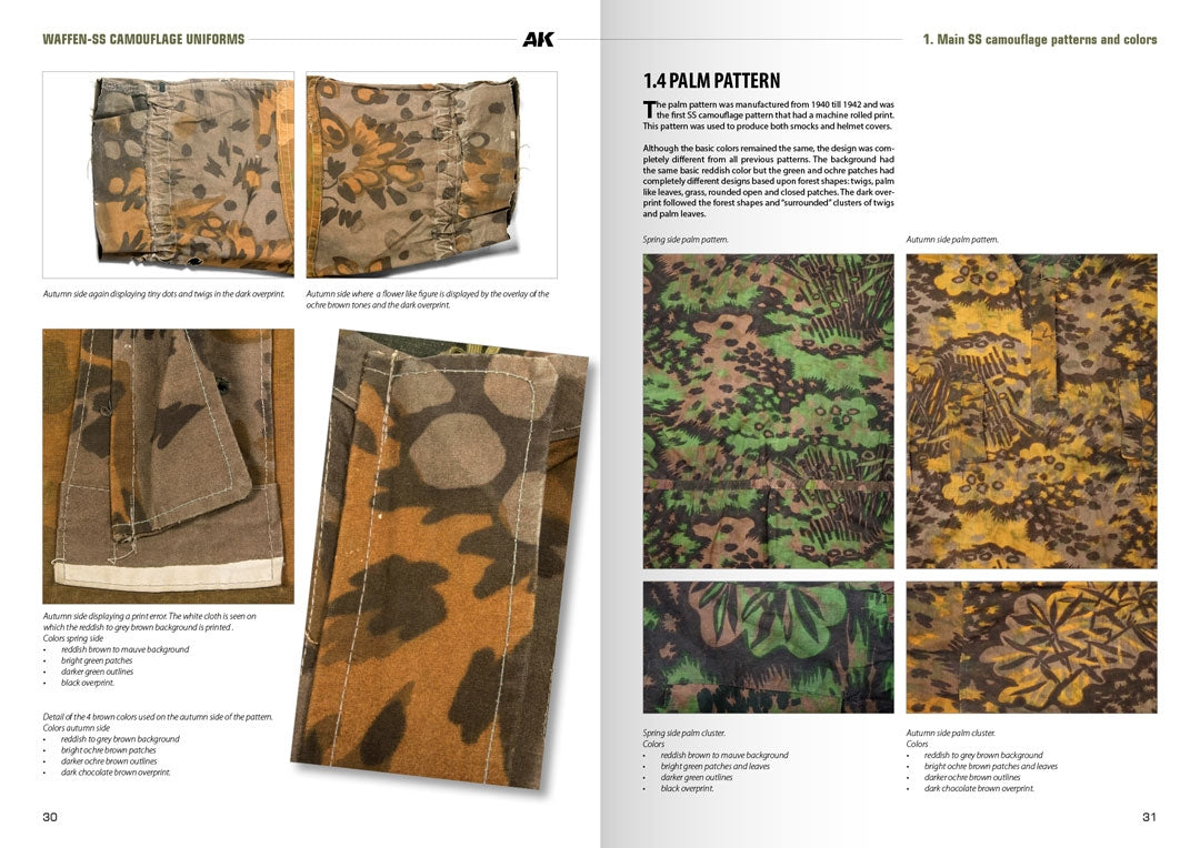 AK Interactive AK130008 WAFFEN-SS CAMOUFLAGE UNIFORMS BY WERNER PALINCKX ( English ) – imagen 3