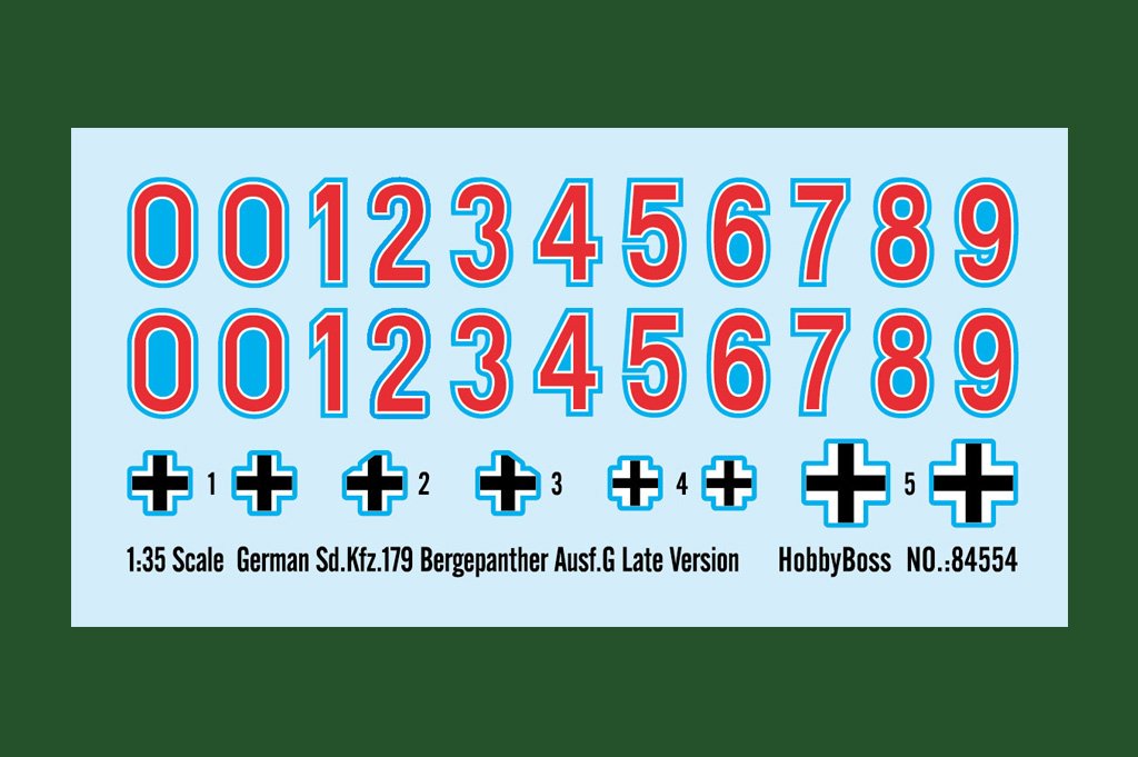 Hobby Boss 84554 German Sd.Kfz.179 Bergepanther Ausf.G Late Version 1/35 – imagen 3