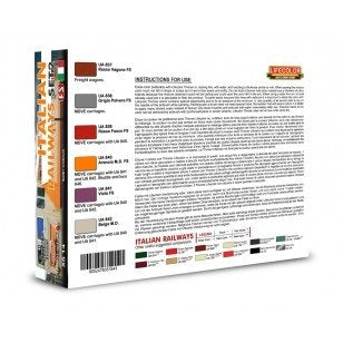 Lifecolor XS14 Acrylic color Set Italian Railways Set 2 6x22ml – zdjęcie 2