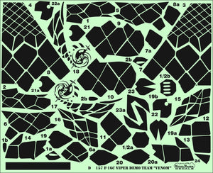 ModelMaker Decals D48157 F-16C Viper Demo Team &amp;quot;Venom” 1/48 – imagen 4