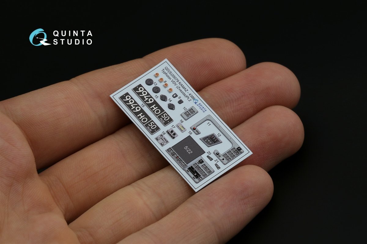 Quinta Studio QD35079 K-4386 Typhoon VDV 3D-Printed &amp;amp; coloured Interior on decal paper (Zvezda) 1/35 – imagen 14