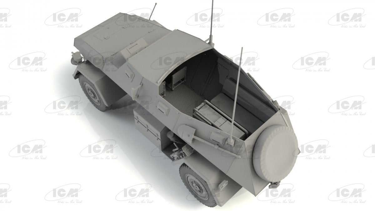 ICM 35110 Sd.Kfz. 247 Ausf.B, German Command Armoured Vehicle 1/35 – Bild 5