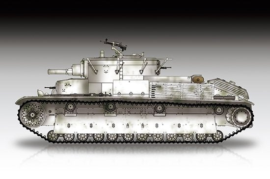 Trumpeter 07151 Soviet T-28 Medium Tank (Riveted) 1/72