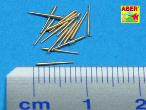 Aber 1/700L-16 Set of 16 pcs 105 mm SFLAK barrels SKC/33 used in C/31 mount for German war ships 1/700 – imagen 2