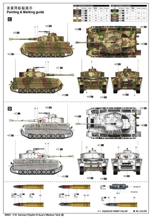 Trumpeter 00921 German Pzkpfw IV Ausf.J Medium 1/16 – immagine 24