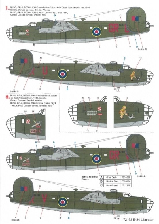 Techmod 72163 B-24 Liberator 1/72  – image 4