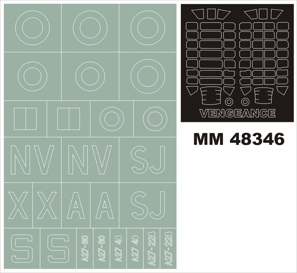 Montex MM48346 Vultee Vengeance AZ MODEL AZ4813 1/48