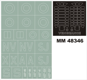 Montex MM48346 Vultée Vengeance AZ MODÈLE AZ4813 1/48