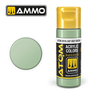 Ampoil Mig Jimenez 20125 ATOM COLOR Gris clair Vert 20ml