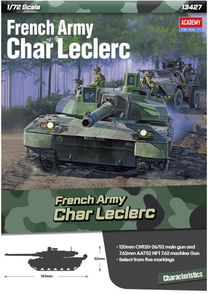 Academy 13427 French Army Char Leclerc 1/72 – immagine 2