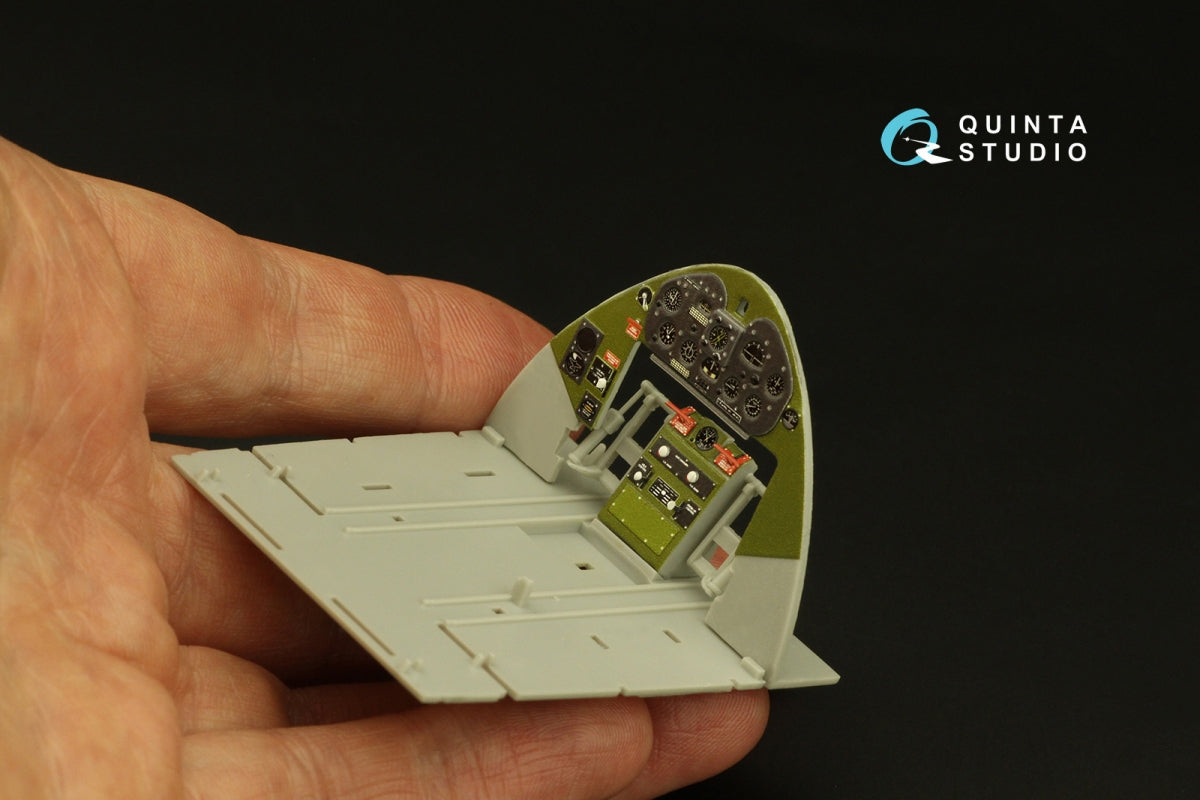 Quinta Studio QD32195 F6F-5 Hellcat 3D-Printed &amp;amp; coloured Interior on decal paper (Trumpeter) 1/32 – imagen 8