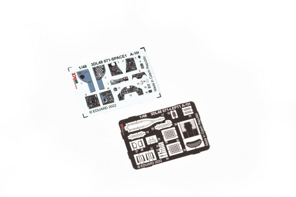 Eduard 3DL48071 A-1H SPACE TAMIYA 1/48 – immagine 2