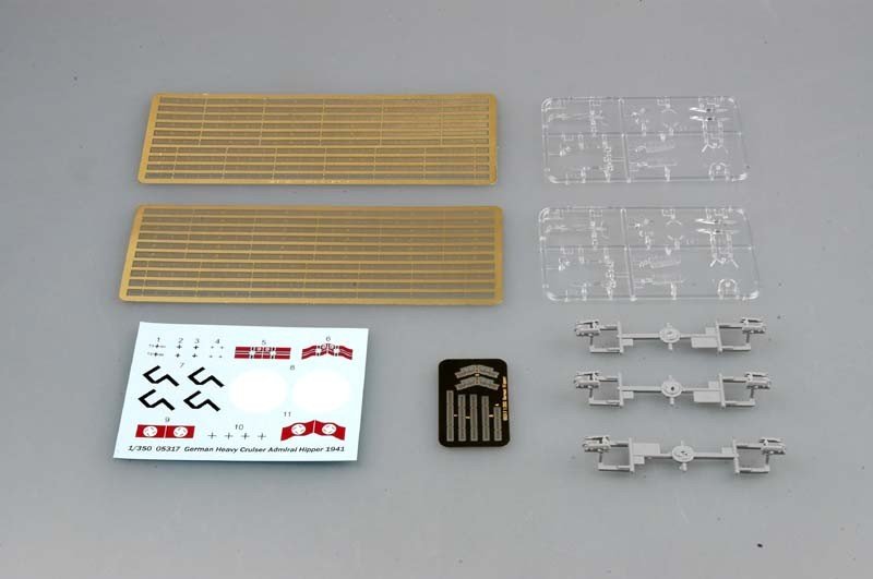 Trumpeter 05317 Croiseur allemand Admiral Hipper 1941 (1/350) – image 4