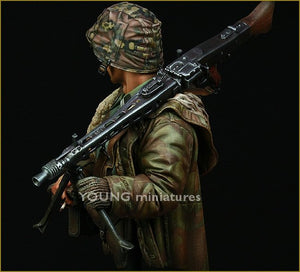 Young Miniatures YM1822 Waffen SS MG-42 Gunner Ardennes 1944 1/10 – imagen 2