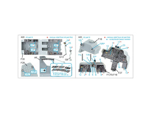 Quinta Studio QDS-35132 AH-64A 3D-Printed coloured Interior on decal paper (Trumpeter) (Small version) 1/35 – imagen 2