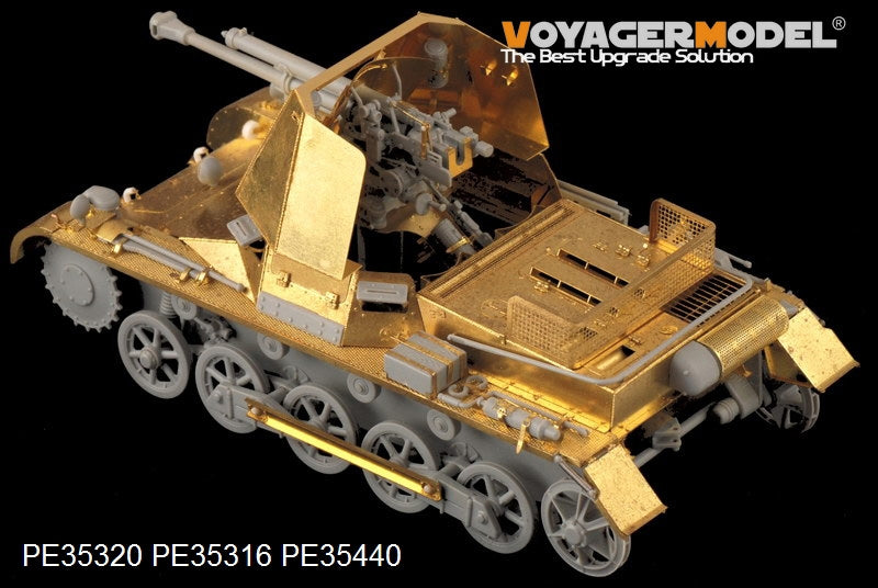 Voyager Model PE35440 WWII German 47mm PaK(t) Panzerjager I basic For DRAGON 6230 1/35 – imagen 7