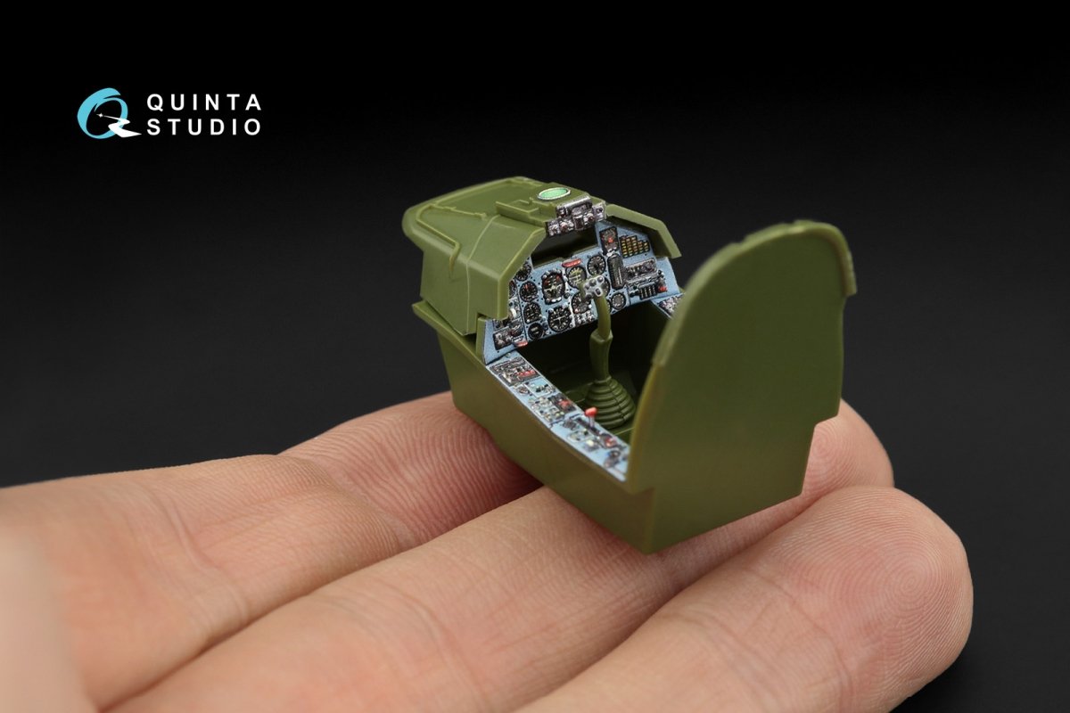 Quinta Studio QDS-48249 Su-25 3D-Printed &amp;amp; colored Interior on decal paper (Zvezda) 1/48 – imagen 6