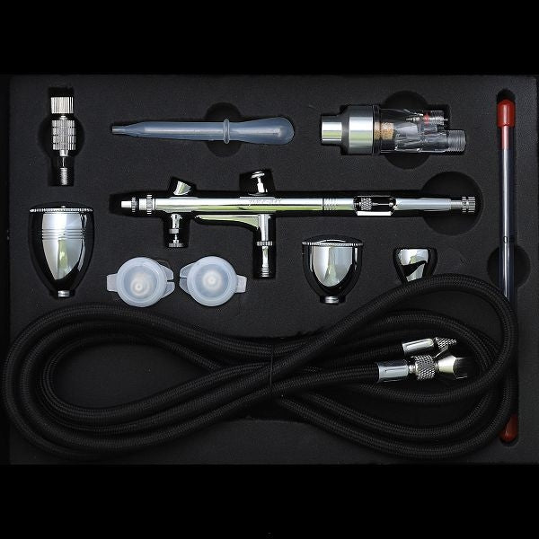 Fine Art FA-186XK Airbrush 186X 0.2, 0.3, 0.05mm with hose, quick connector, mini filter