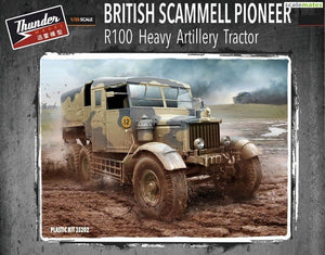Tracteur d&amp;#39;artillerie britannique Scammell Pioneer R100, maquette Thunder 35202, échelle 1/35