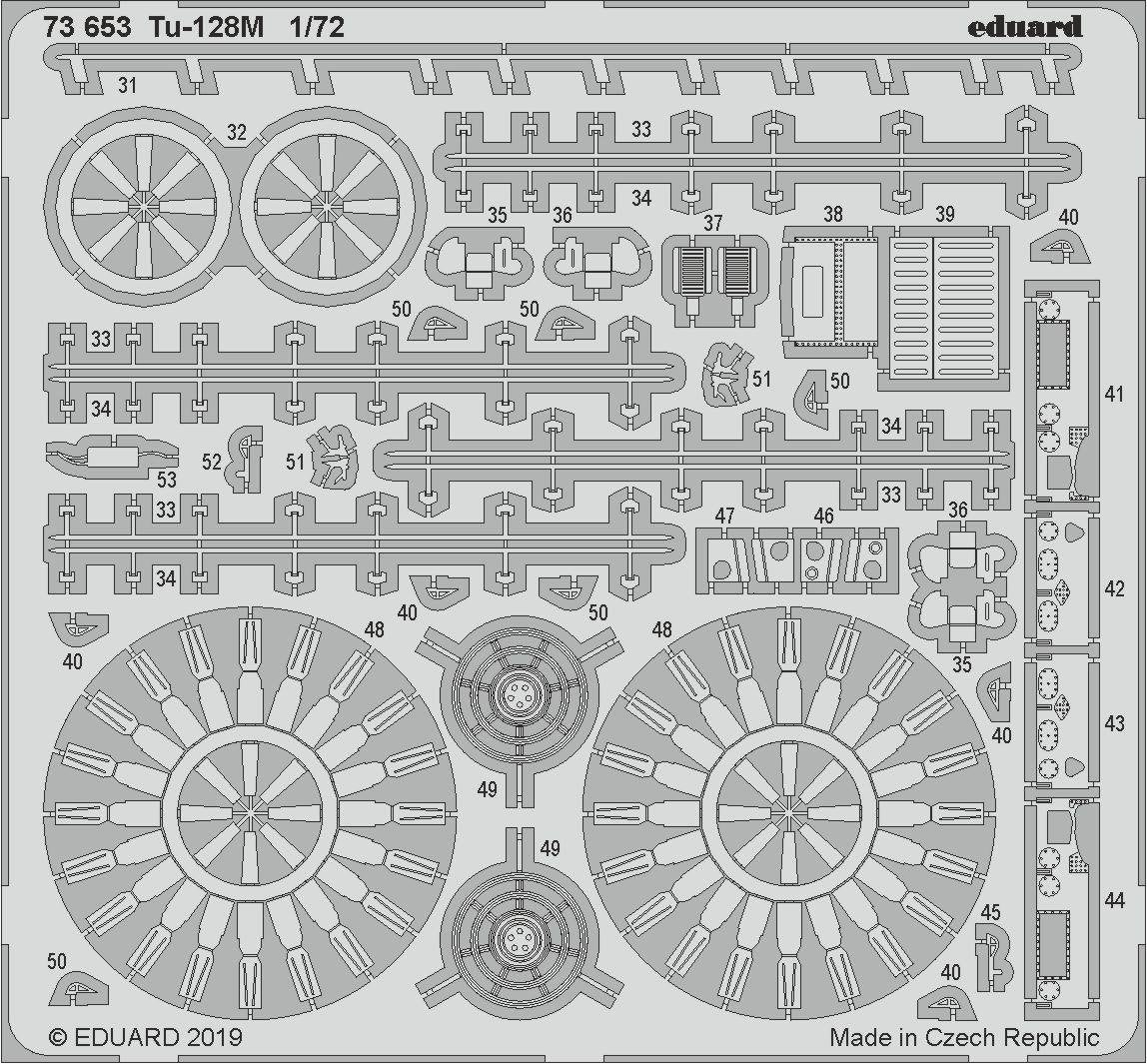 Eduard 73653 Tu-128M 1/72 TRUMPETER – Bild 2