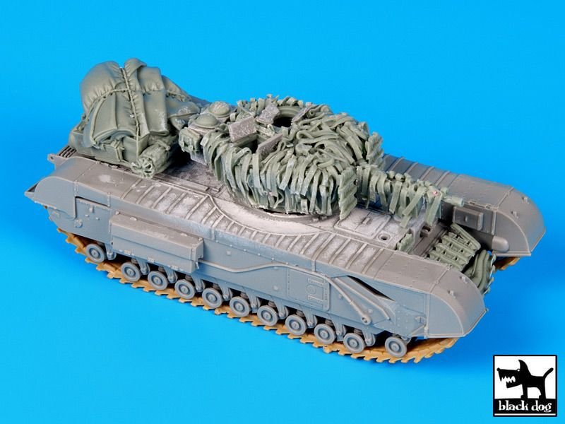 Maquette Black Dog T72076 Churchill Mk IV pour Dragon au 1/72
