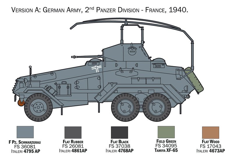 Italeri 6433 Sd.Kfz.232 6-Rad 1/35 – imagen 6