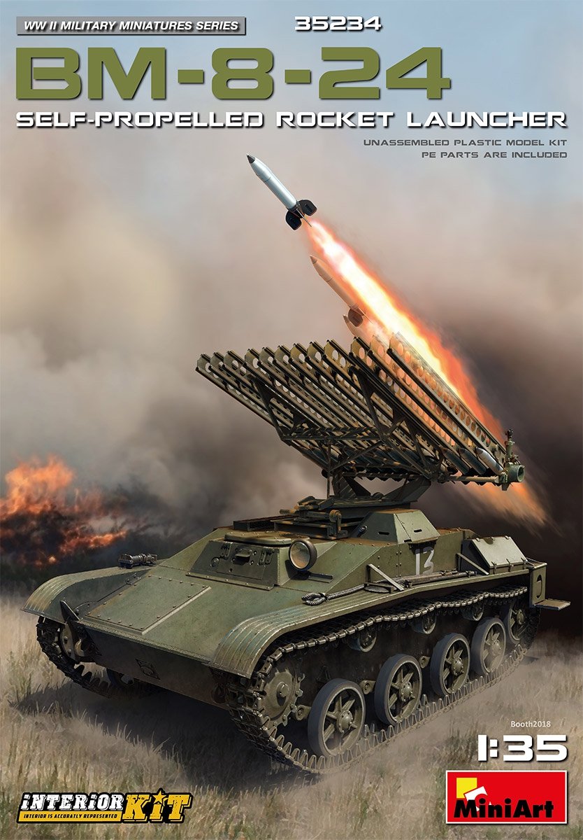 MiniArt 35234 BM-8-24 SELF-PROPELLED ROCKET LAUNCHER 1/35