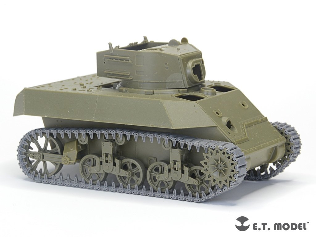 E.T. Model P35-038 WWII US ARMY M3/M5 Stuart Light Tank T16 Workable Track ( 3D Printed ) 1/35 – Bild 5