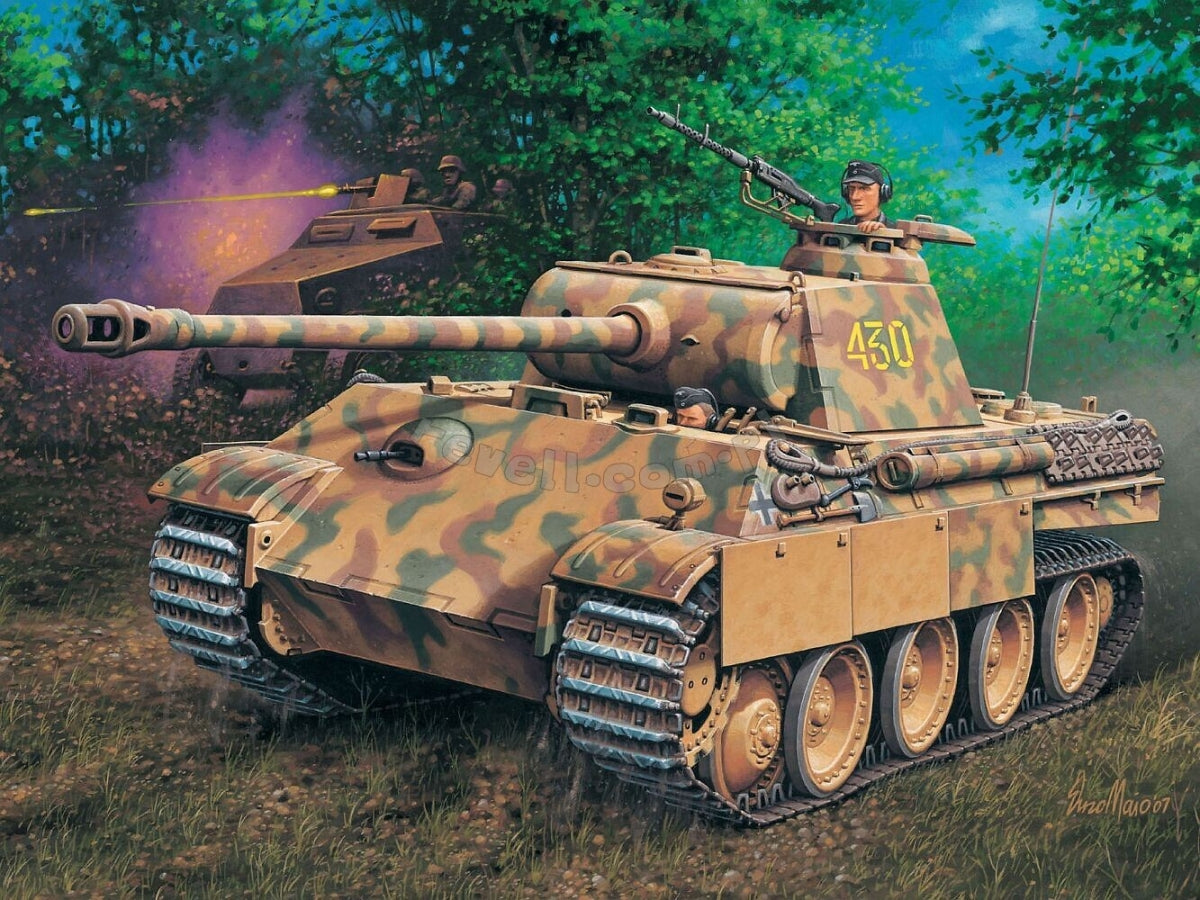 Revell 63171 PzKpfw V PANTHER Ausf.G (Sd.Kfz. 171) Model Set 1/72 – image 3
