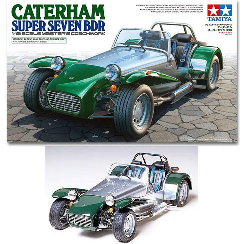 Tamiya 10204 Caterham Super Seven BDR Master&amp;#39;s Coachwork 1/12 – zdjęcie 3