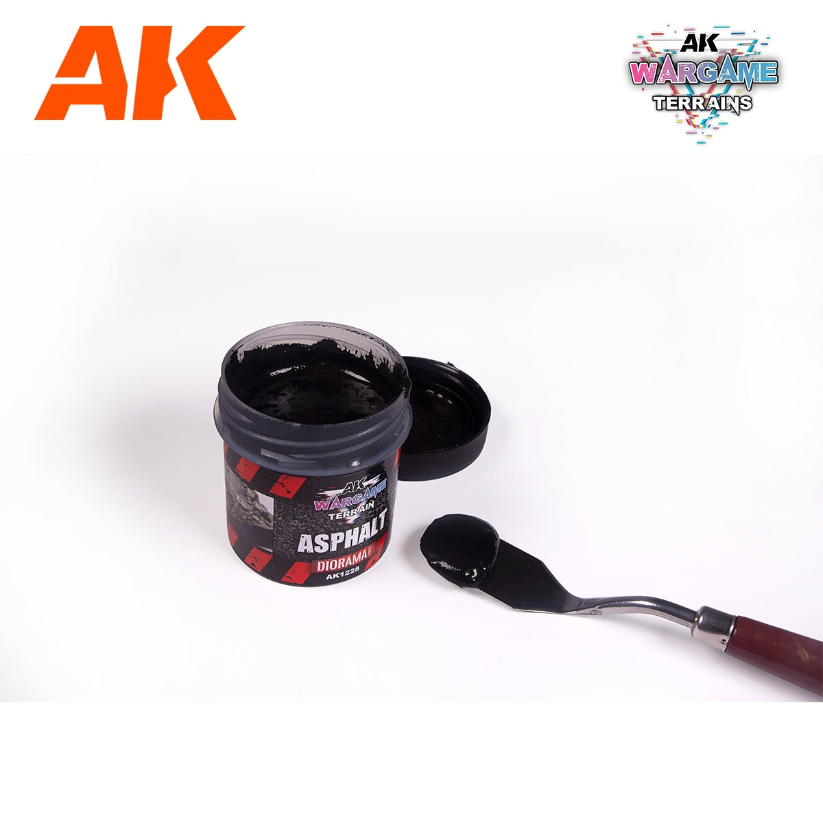 AK Interactive AK1228 ASPHALT – WARGAME TERRAINS 100ML