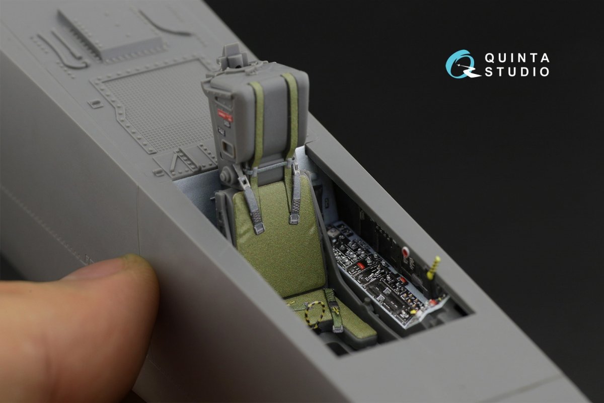 Quinta Studio QD32109 F/A-18C Late 3D-Printed &amp;amp; coloured Interior on decal paper (Academy) 1/32 – imagen 10