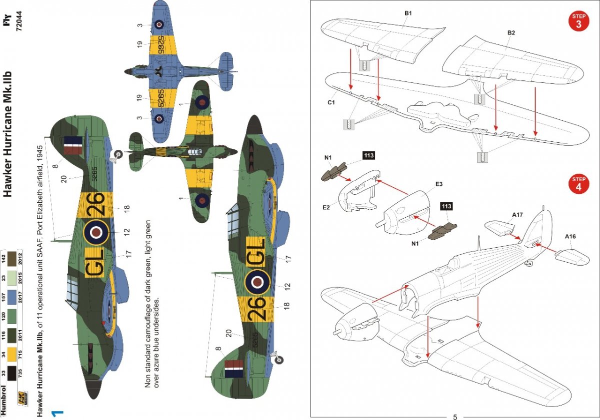 Fly 72044 Hawker Hurricane Mk.IIb 1/72 – immagine 6